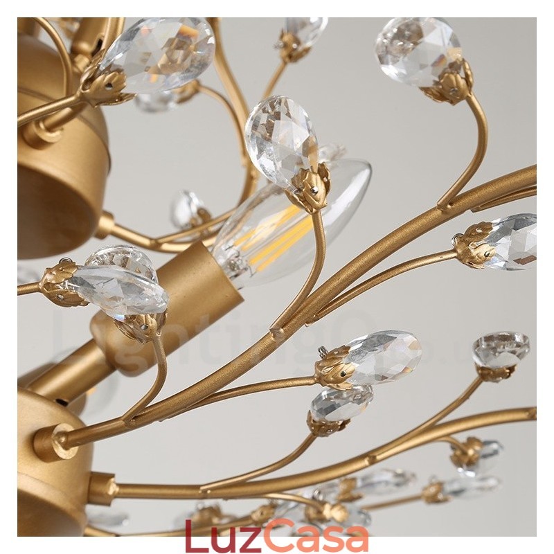 60 cm de altura, 45 cm de largura, moderno, contemporâneo, 7 luzes, lustre, lâmpada, luz
