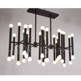 Lustre moderno contemporâneo de 42 luzes para luz