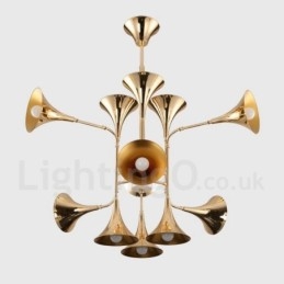 Lustre de 12 luzes estilo moderno e contemporâneo