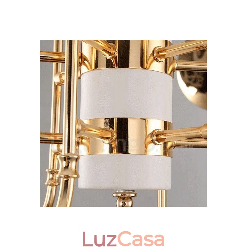Lustre de 12 luzes estilo moderno e contemporâneo