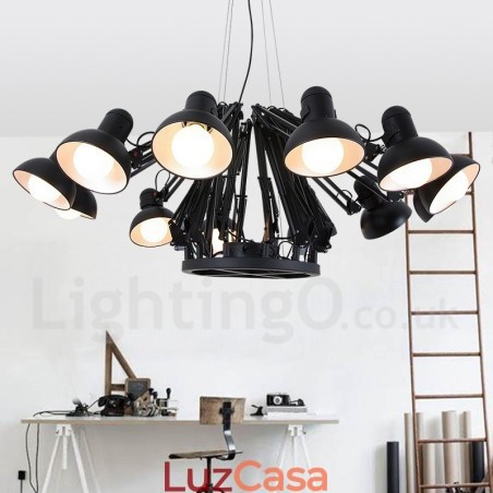 12 Luzes Modernas Contemporâneas Lustre de Camada Única Lâmpada de Luz 12 Luzes Modernas Contemporâneas Lustre de Camada Única Lâmpada de Luz