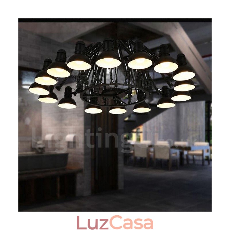 16 Luzes Modernas Contemporâneas Lustre de Camada Única Lâmpada de Luz