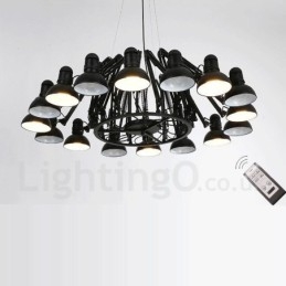 16 Luzes Modernas Contemporâneas Lustre de Camada Única Lâmpada de Luz
