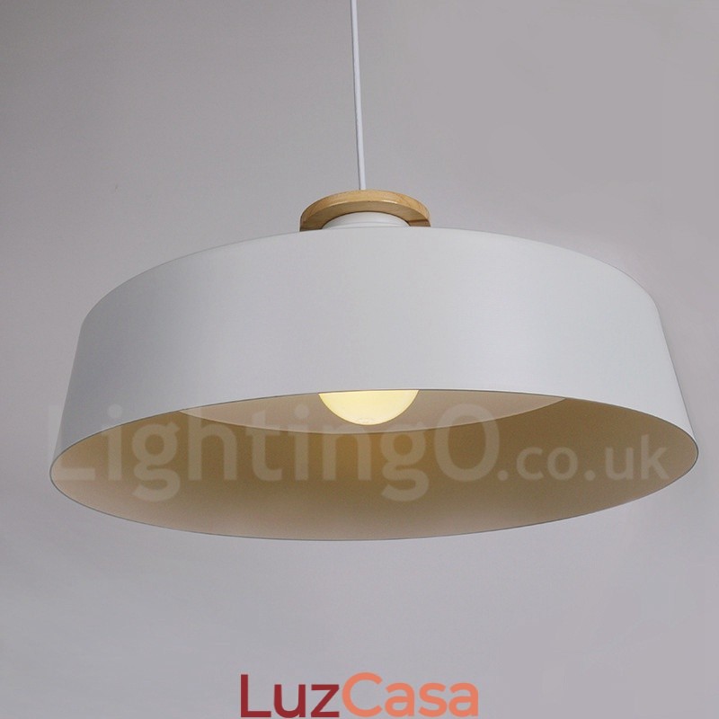 Luminária pendente de metal contemporânea moderna