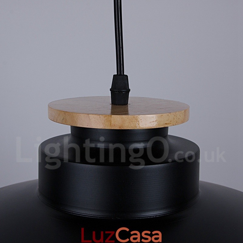 Luminária pendente de metal contemporânea moderna