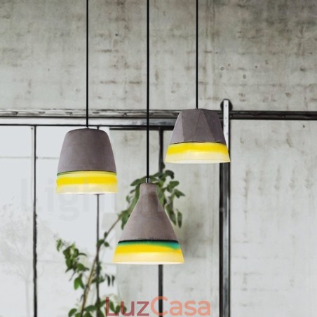1 Luz Vintage Concrte Pendant Light 1 Luz Vintage Concrte Pendant Light