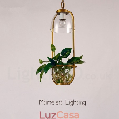 Luminária pendente de vidro de luz única clássica tradicional Luminária pendente de vidro de luz única clássica tradicional