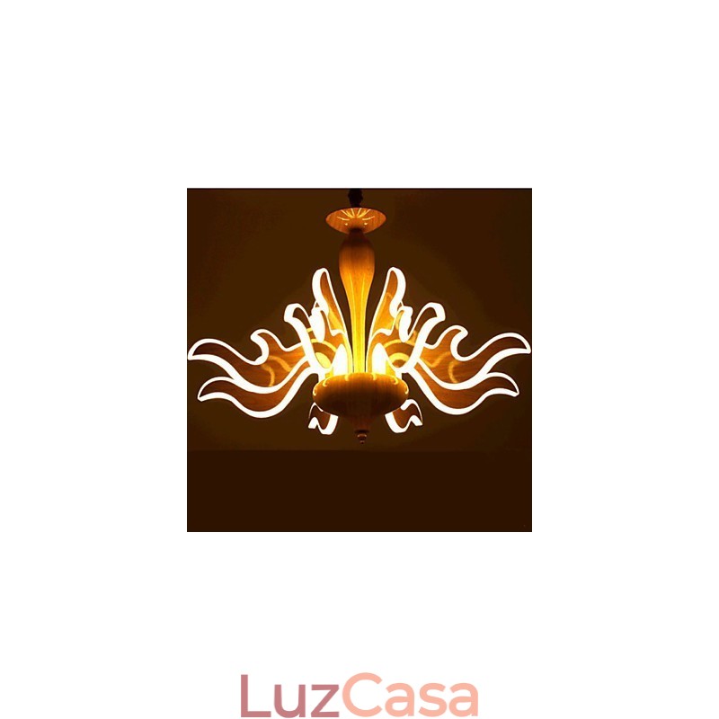 A arte da imitação de grãos de madeira importados acrílico chinês simples lustre