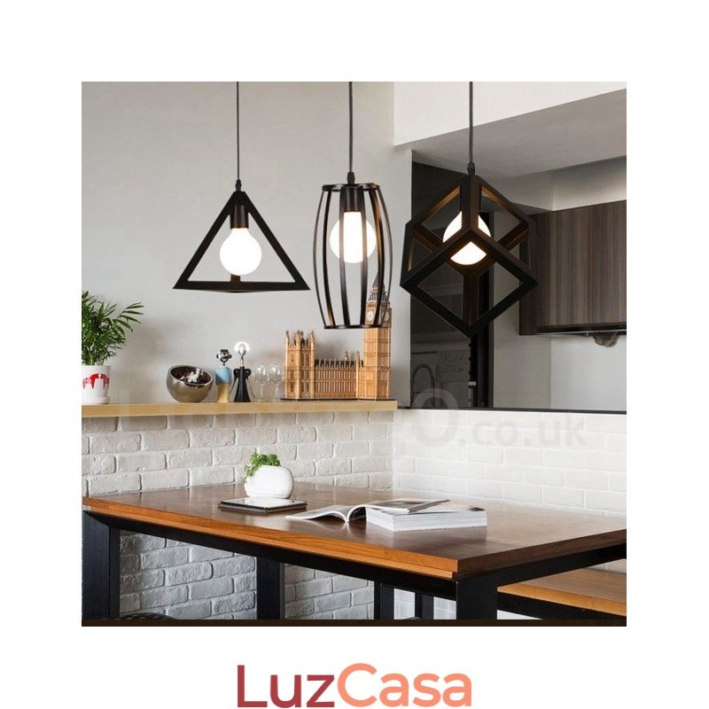 Moderno Contemporâneo Multi Cores Metal 1 Luz Pendente Luz
