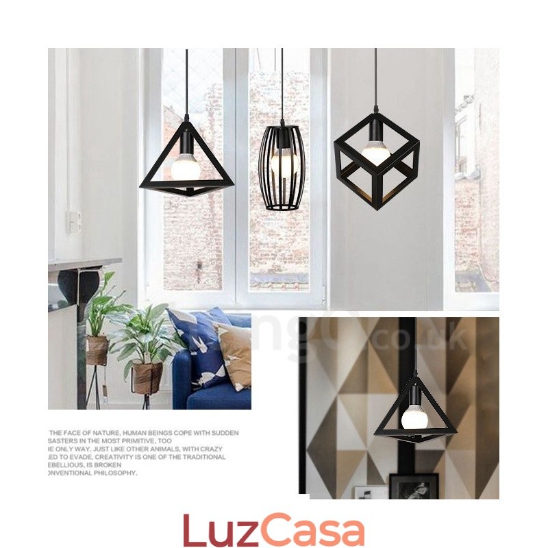 Moderno Contemporâneo Multi Cores Metal 1 Luz Pendente Luz