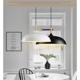 Quarto Moderno Contemporâneo 1 Luz Metal Pendente Luz