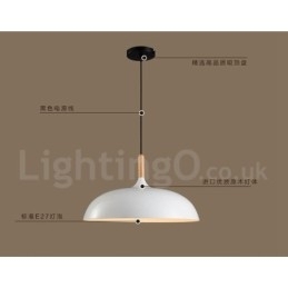 Quarto Moderno Contemporâneo 1 Luz Metal Pendente Luz