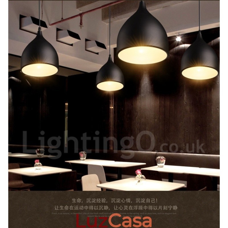Luminária pendente moderna contemporânea de 1 luz