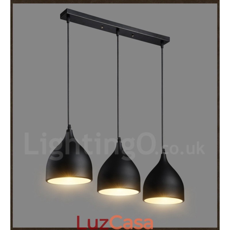 Luminária pendente moderna contemporânea de 1 luz