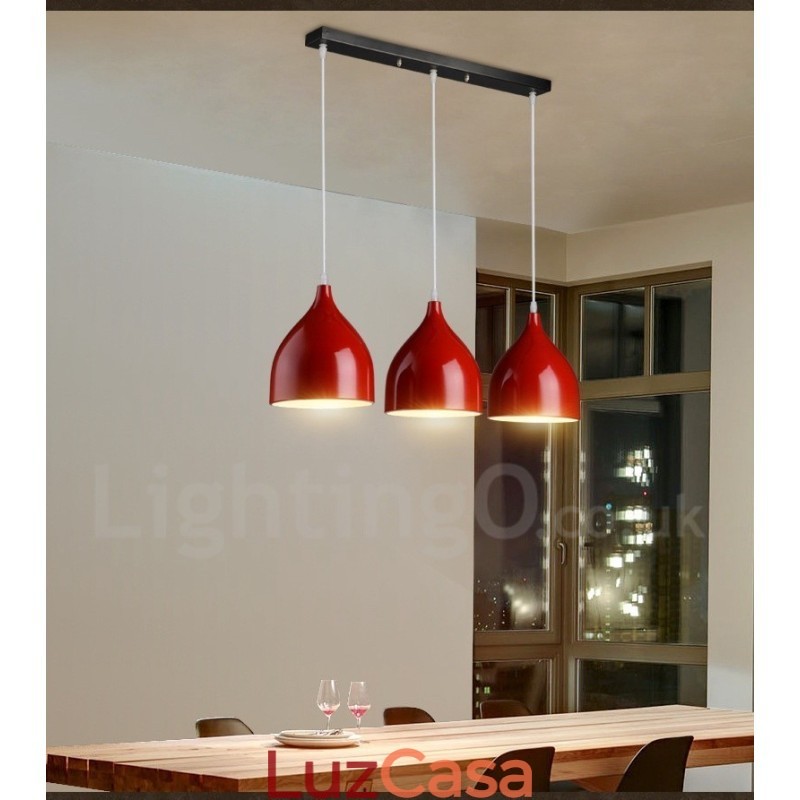 Luminária pendente moderna contemporânea de 1 luz
