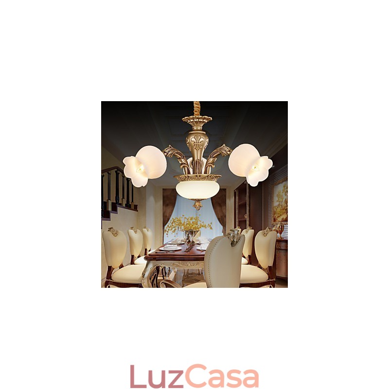 Lustre de Metal Moderno Contemporâneo Outros