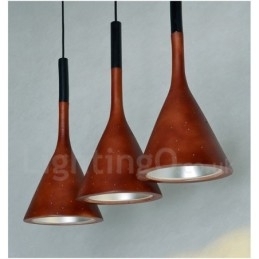 1 Luz Vintage Concrte Pendant Light