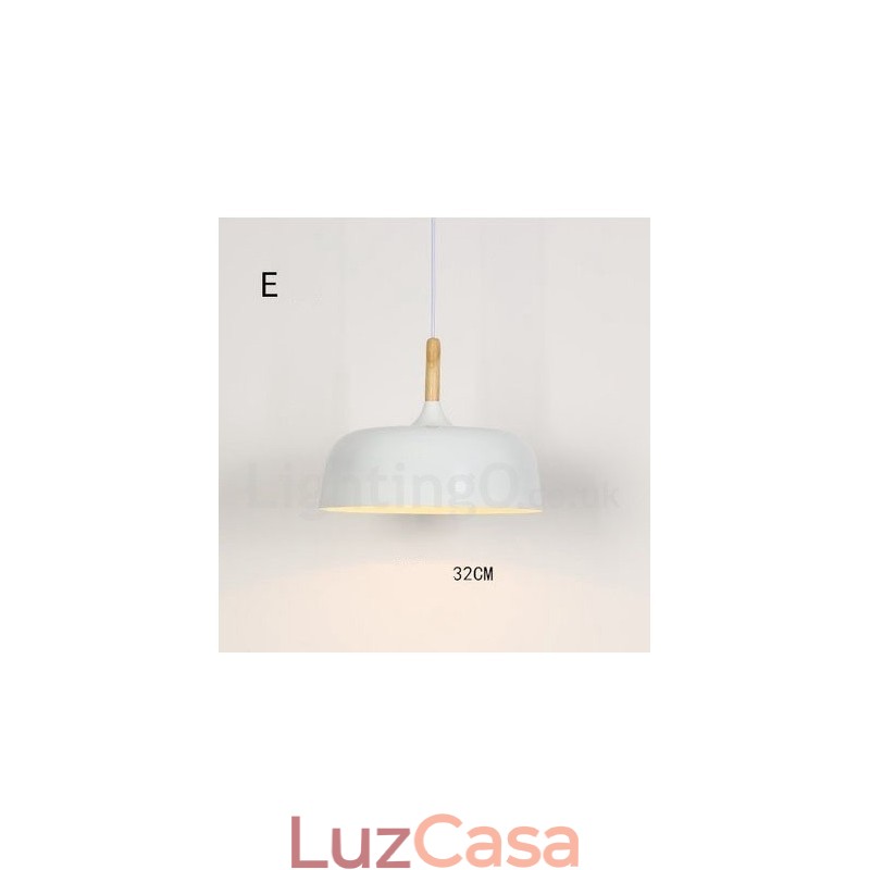 Luminária pendente moderna contemporânea de 1 luz
