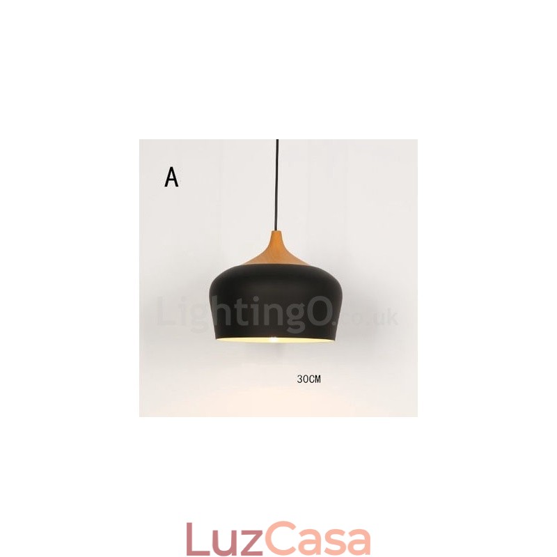 Luminária pendente moderna contemporânea de 1 luz
