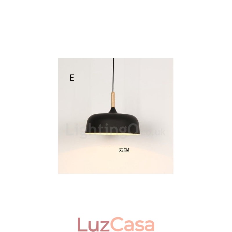Luminária pendente moderna contemporânea de 1 luz