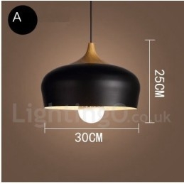 Luminária pendente moderna contemporânea de 1 luz