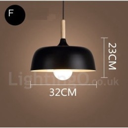 Luminária pendente moderna contemporânea de 1 luz