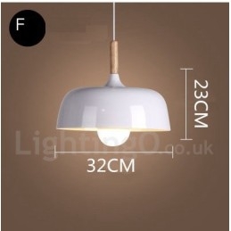 Luminária pendente moderna contemporânea de 1 luz