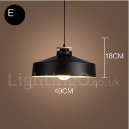 Luminária pendente moderna contemporânea de 1 luz