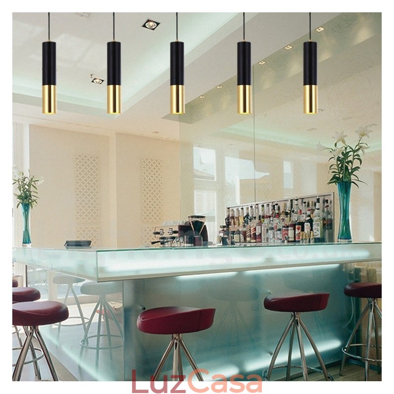 Luminária pendente moderna contemporânea de 1 luz