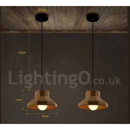 Luminária pendente moderna contemporânea de concreto com luz única
