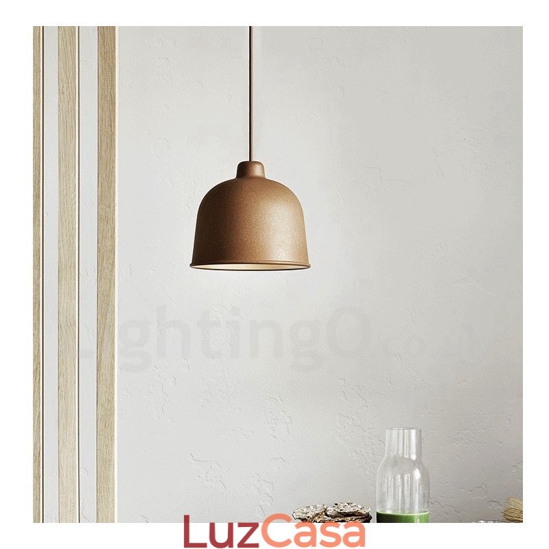 Luminária pendente moderna contemporânea de 1 luz