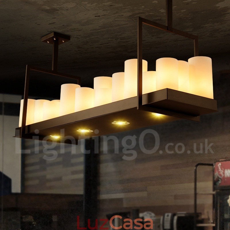 Luminária pendente rústica vintage para castiçal