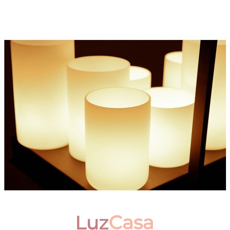 Luminária pendente rústica vintage para castiçal