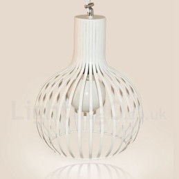Luminária pendente moderna contemporânea de metal com globo de 1 luz