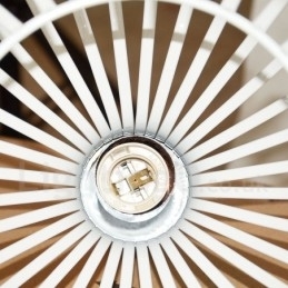 Luminária pendente moderna contemporânea de metal com globo de 1 luz