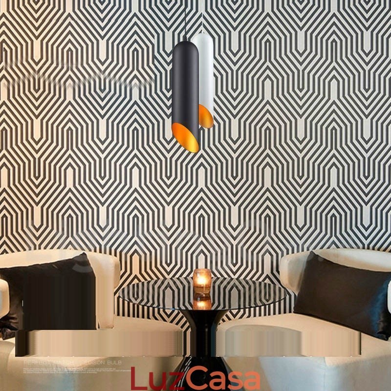 Luminária pendente moderna contemporânea de 1 luz
