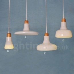 Luminária pendente retrô vintage com abajur de vidro