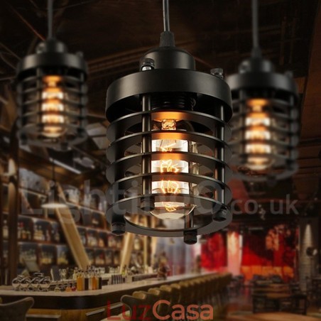 Retro Vintage Metal 1 Luz Pendente Luz Retro Vintage Metal 1 Luz Pendente Luz