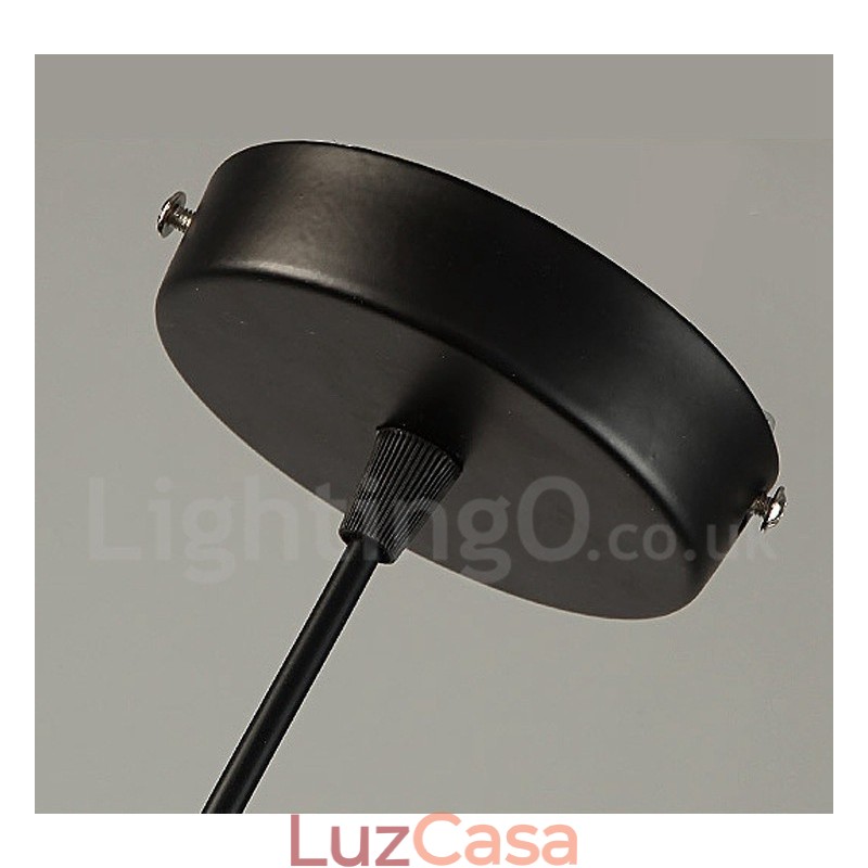 Retro Vintage Metal 1 Luz Pendente Luz
