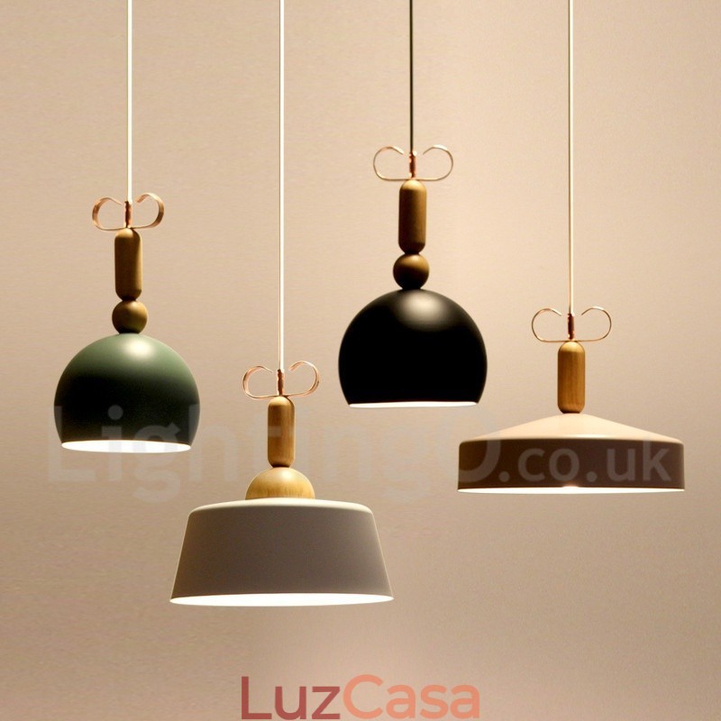 Luminária pendente moderna contemporânea multicolorida
