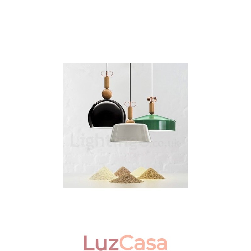 Luminária pendente moderna contemporânea multicolorida