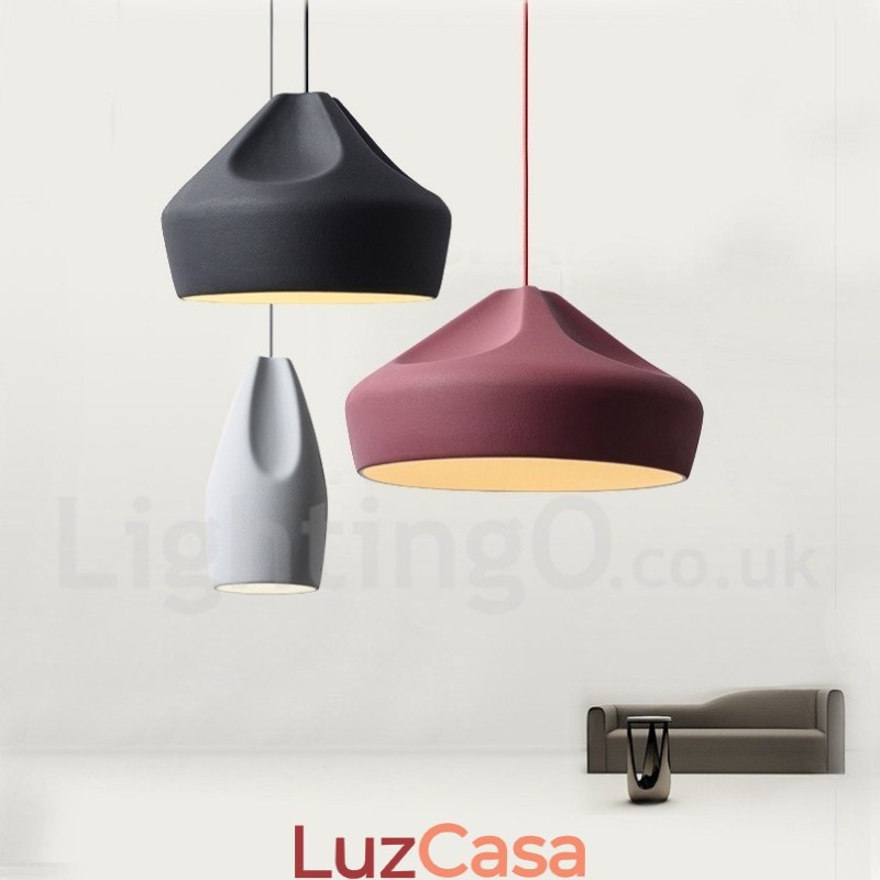 Luminária pendente moderna contemporânea multicolorida