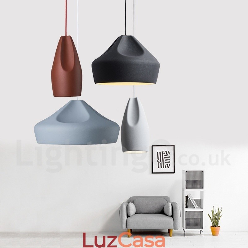 Luminária pendente moderna contemporânea multicolorida