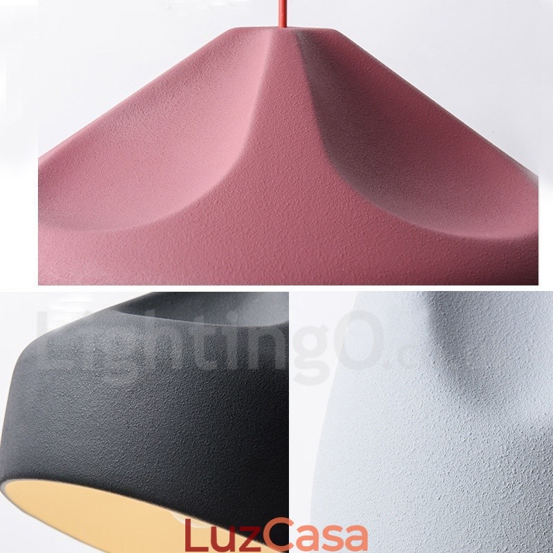 Luminária pendente moderna contemporânea multicolorida