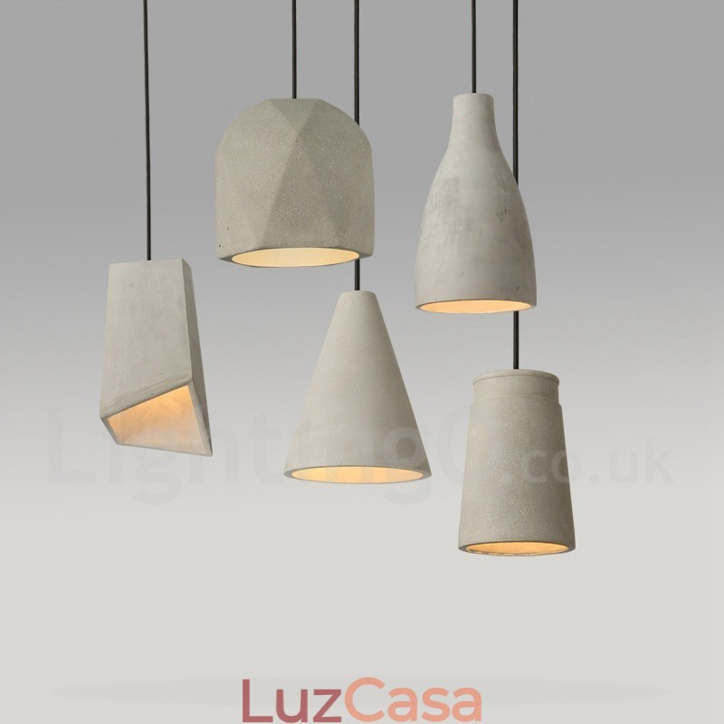 1 Luminária Pendente Concrte Light