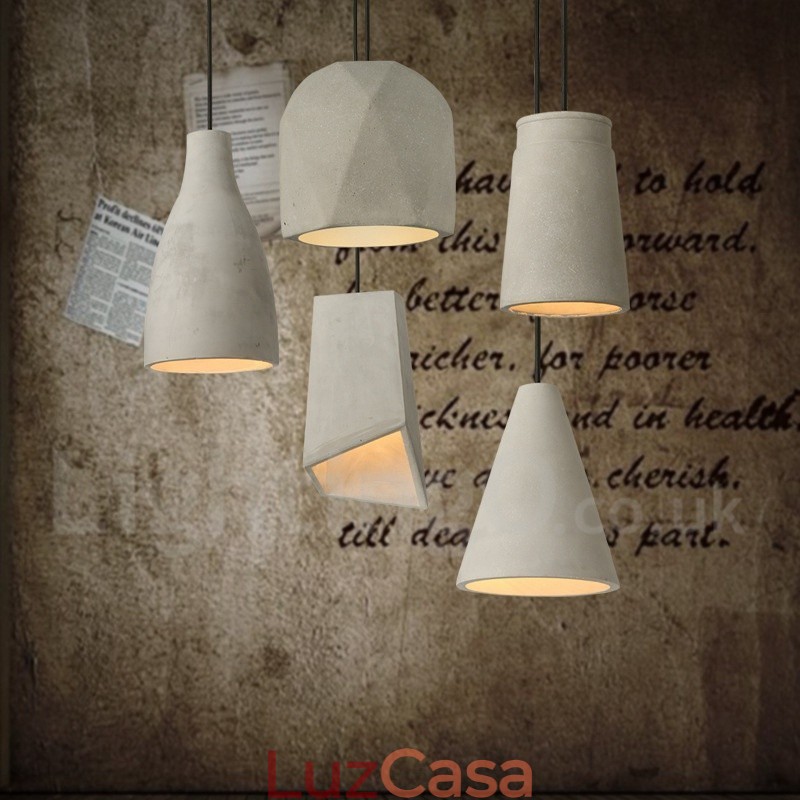 1 Luminária Pendente Concrte Light