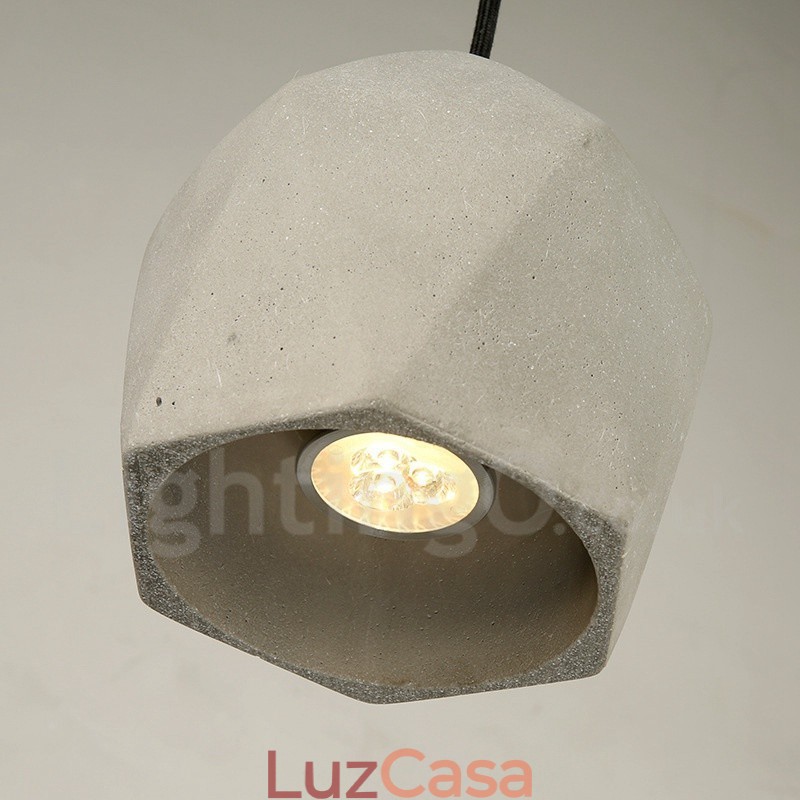 1 Luminária Pendente Concrte Light