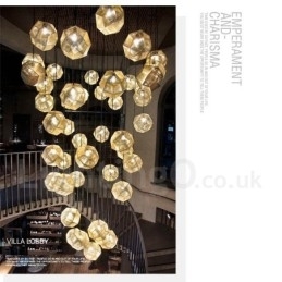 Luminária pendente moderna contemporânea com globo de 1 luz