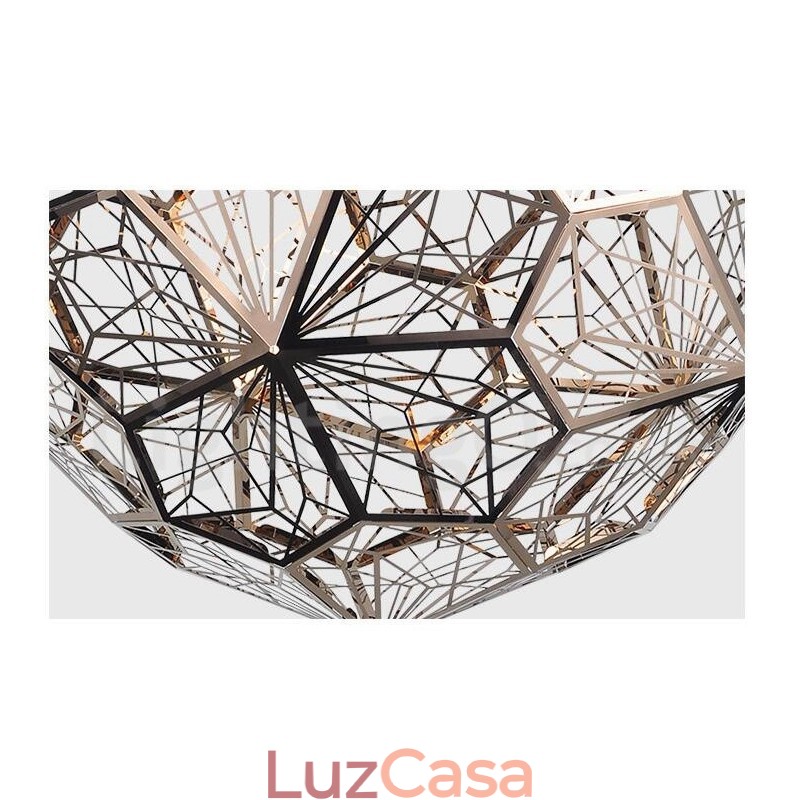 Luminária pendente moderna contemporânea com globo de 1 luz