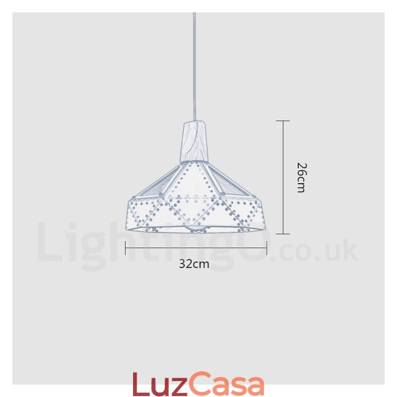 Único 1 Luz Moderna Contemporânea Multi Cores Pendente Luz